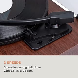 Auna Platine Vinyle Bluetooth, Tourne Disque Vinyle USB avec Haut parleur, Tourne-disques Audio Vinyle 33 tours, Chaine… - Les Beatles, Paul McCartney, John Lennon, RIngo Starr, George Harrison Auna Platine Vinyle Bluetooth, Tourne Disque Vinyle USB avec Haut parleur, Tourne-disques Audio Vinyle 33 tours, Chaine… – Image 4