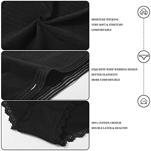 Levao Cotton Underwear Women's Bikini Panties Breathable Hipster Stretch Full Briefs Multipacks S-Xl #TOP3