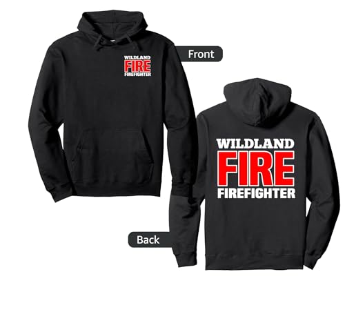 Wildland Fire Rescue Firefighters Hoodie