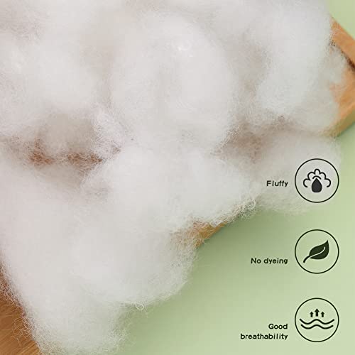 BUTUZE 32oz Premium Polyester Fiber Fill, High Resilience Fiberfill Stuffing for Craft, Crochet Animals, Part Pillow Comforter DIY, Recyclable