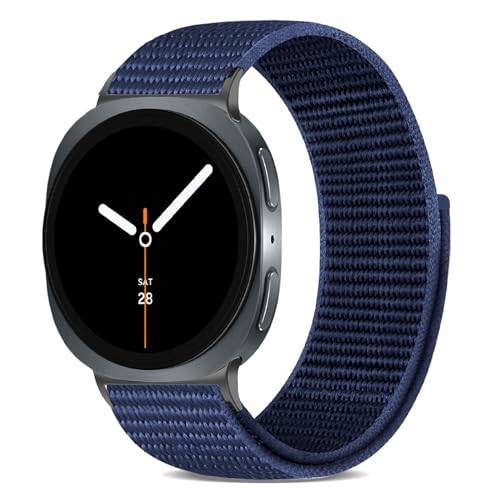 Koazon �i�C�������ʃt�@�X�i�[�E�H�b�`�o���h Samsung Galaxy Watch 8 42mm 44mm/8 Classic 46mm�ɑΉ� �\�t�g�Ōy�� �ʋC���̂���t�@�u���b�N �X�|�[�c�X�g���b�v Galaxy Watch 8 �A�N�Z�T���[