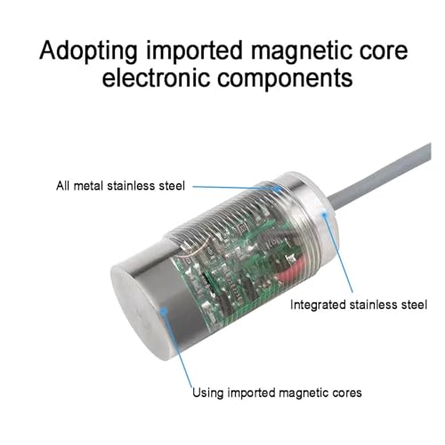 Sensor M8 inductivo PNP NC blindado metálico para solucionar fallos de lectura en PLC 6