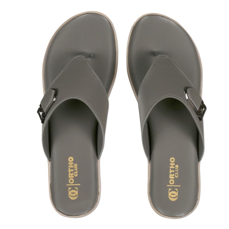 Image of ORTHO CLUB Fancy doctor slippers | Stylish chappal for women | Comfortable flat sandals for women stylish
