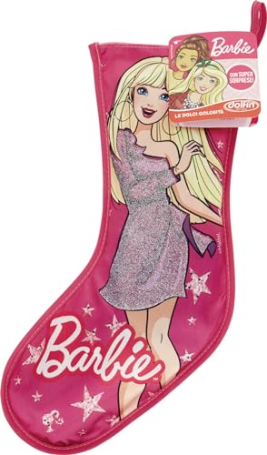 Dolfin Maxi Calza Della Befana Con Dolciumi E Sorpresa Personalizzata - Barbie, 235g