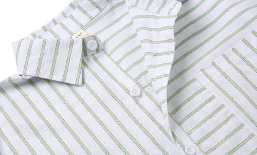 Image of LittleSpring Boys Button Down Long Sleeve Uniform Dress Shirts with Tie