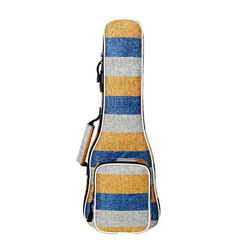 Glenmi Tricolor Stripes Ukulélé Housse de protection pour ukulélé Sopran Konzert Tenor Ukulélé 21 » 23 » 26… - Les Beatles, Paul McCartney, John Lennon, RIngo Starr, George Harrison Glenmi Tricolor Stripes Ukulélé Housse de protection pour ukulélé Sopran Konzert Tenor Ukulélé 21 '' 23 '' 26… – Image 3