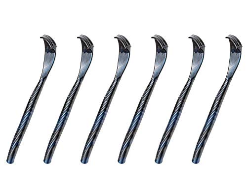 Strike King (RGCUT7-2) Rage Cut-R-Worm 7 Fishing Lure, 2 - Black/Blue, 7