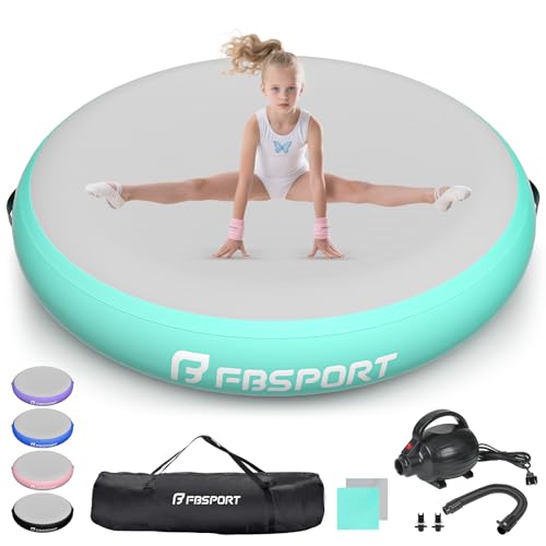 FBSPORT Inflatable Air Gymnastics Mat Training Mats 3.3ft Training Mats