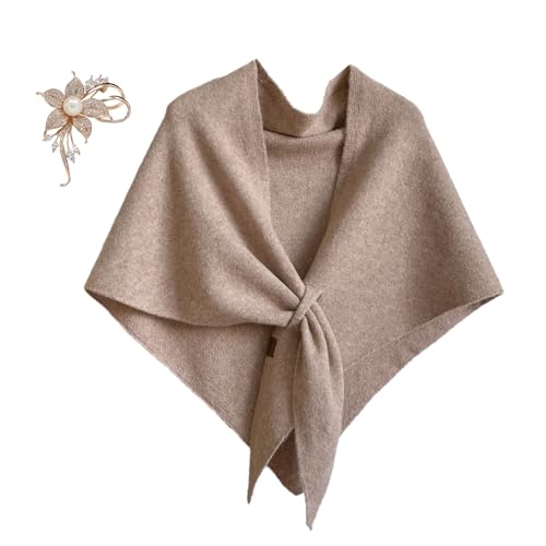 2025 New Pashmina Shawl Wraps for Women,Solid Color Casual Knitted Scarf Shawls and Wraps Cardigan Cape
