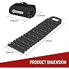 BUNKER INDUST Tire Traction Mats Portable Recovery Tracks for Off Road 4X4 Snow, Sand,Emergency Devices for Cars, Trucks, Van(2 Pack)
