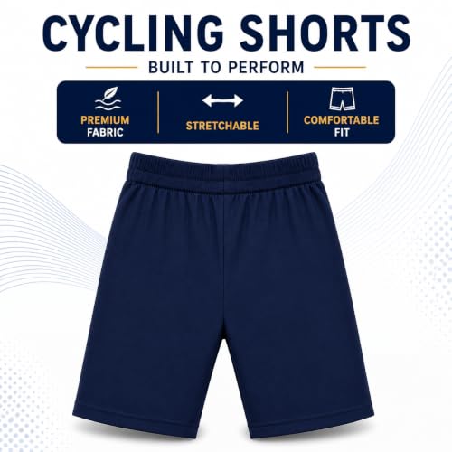 Image of MERIDA Cotton Cycling Shorts for Girl's Pack of 3