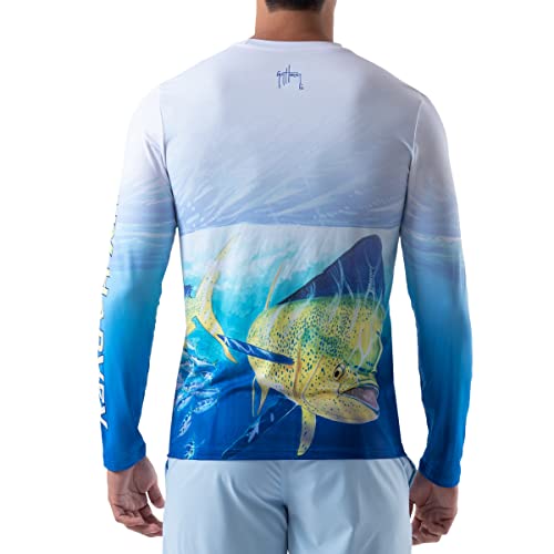 Guy Harvey Men's Long Sleeve Performance T-Shirt with UPF 30+ Sun Protection4