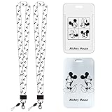 tarjeta de identificacion para instagram 【El paquete incluye】 incluye 2 correas de cordón y 2 fundas para tarjetas. Hay patrones lindos e interesantes en el cordón, muy adecuados para que los usen niñas y niños.