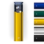 The Pill Box - Premium Metal 7 Day Weekly Pill Organiser by Mannox (Yellow)
