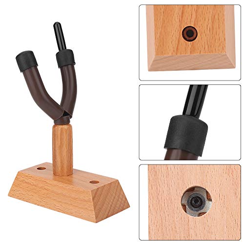 Violin Hanger Wall Mountable Violin Hanger Durable Wooden Base Violin Wall Mount Holder Hook Silicone Violin Wall Stand For Violin Guitars Ukulele #TOP7