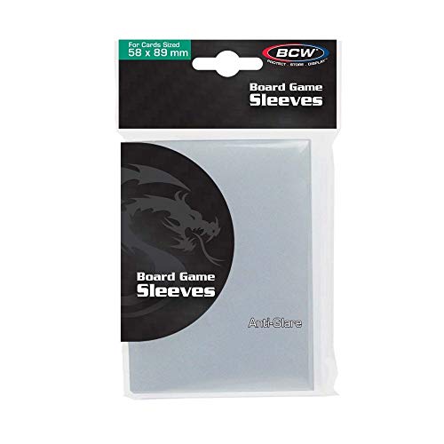 Protège-cartes BCW Anti-Glare Sleeves STD Chimera 58x89mm pour jeux