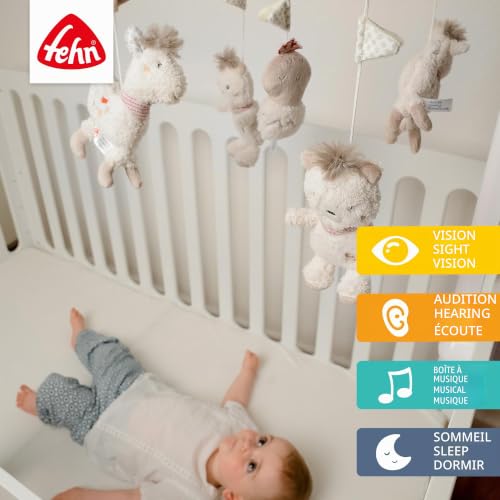 Mobile musical Pérou Fehn pour apaiser bébé au lit dès la naissance - 2