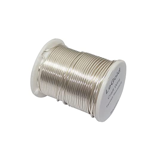 Legold 24 Gauge 20 Yard Tarnish Resistant Copper Wire Making Jewelry Beading Craft Silver Color #TOP6