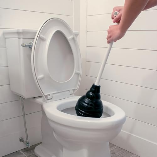 Desatascador de WC fácil de agarrar con gran poder de succión 5