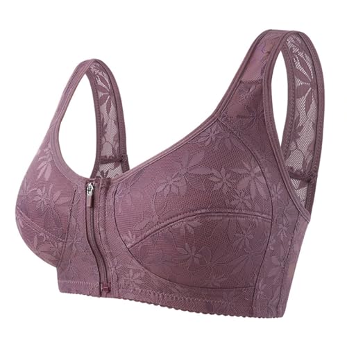 Sujetador deportivo de yoga transpirable inalámbrico con cremallera Jacquard
