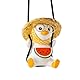 KEWUF autospiegel anhänger, Süße Schaukel Ente Dekor,S winging Duck Car Hanging Ornament, Ente Auto Anhänger, Auto Ente Autospiegel Hängendes Zubehör, Auto Dekoration Ornament Zubehör
