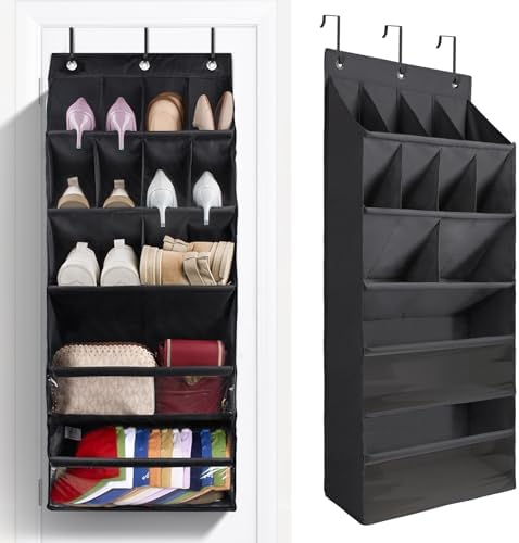 FENTEC 1 Pack Over-the-Door-Shoe-Organizers, Hanging Shoe Organiz...