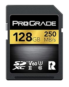 ProGrade Digital SDXC UHS-II V60 GOLD 128GB メモリーカード プログレードデジタル 正規輸入品【Amazon.co.jp限定】