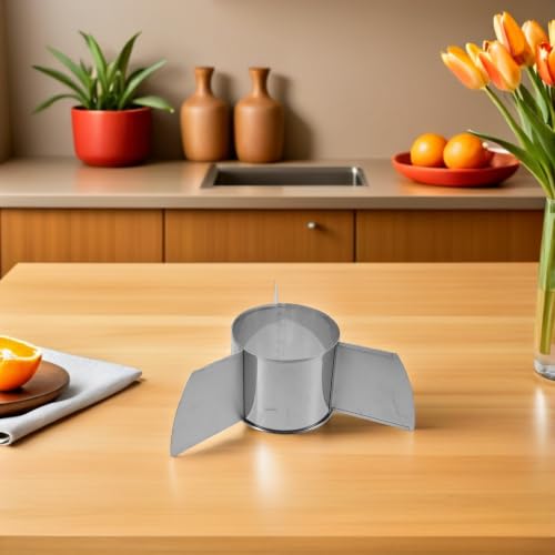 Divisor de ollas y placas para barbacoas de acero inoxidable 6