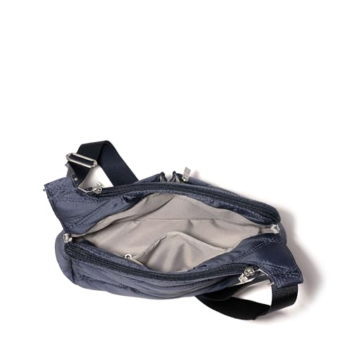 Image of Baggallini Crossbody Travel Bag 11x8.5 Lightweight Water-resistant Nylon Handbag