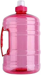Sports Water Bottle, 2L Large BPA Free Plastic Bottle Cap Kettle Drinking Container with Handle for Outdoor Training Party Fitness Gym(PET)