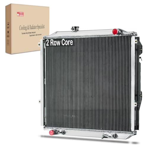 Image of 4Runner Radiator, Radiator for 1996-2002 Toyota 4Runner SR5 Limited | 1997 1999 1998 2000 2001 Toyota 4Runner Radiators, 2.7L 3.4L Radiator, L4 V6, Aluminum Radiator, 2 Row