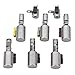 TEWOLISES TF-60SN 09G 6-speed Trans solenoid set 8PCS For Audi TT 03-06 1.8L For Volkswagen Beatles 03-10 1.8L 1.9L 2.0L 2.5L 6-speed Transmission solenoid kit For Volkswagen Golf 07-11 2.0L