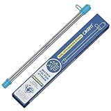 Portable Water Filter Straw, 316L Stainless Steel Reusable Personal Water Purifier for Camping Hiking Backpacking Travel, Emergency Survival Gear （Light Blue,1 Pcs）
