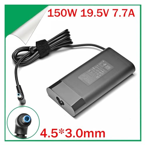 Cargador 150W 19.5V 7.7A con alta eficiencia energética y conector reforzado de 4.5 * 3.0mm 3