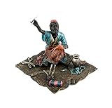  Arabischer Schneider - Wiener Bronze Figur - gestempelt - handbemalt - Teppichbronze - Araberstatue - Kunst online kaufen - Dekorative Skulptur - Wohndeko für Innen