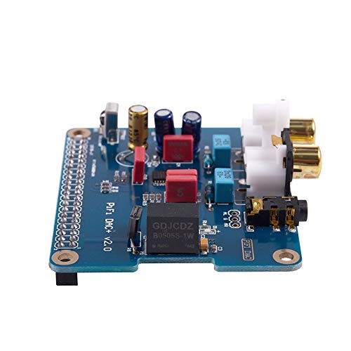 QWERTOUY Digi DAC+ HiFi DAC Audio Sound Card Module I2S Interface for pi 3 2 Model B B+ Digital Audi