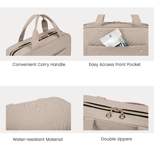 Large Hanging Toiletry Bag for Travel - Women’s Cosmetic Organizer - Image 6