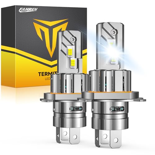 FAHREN H4/9003/HB2 LED Bulbs, 𝟓𝟎𝟎𝟎𝟎𝐋𝐌 𝟗𝟎𝟎％ [Modern & Brightest]...