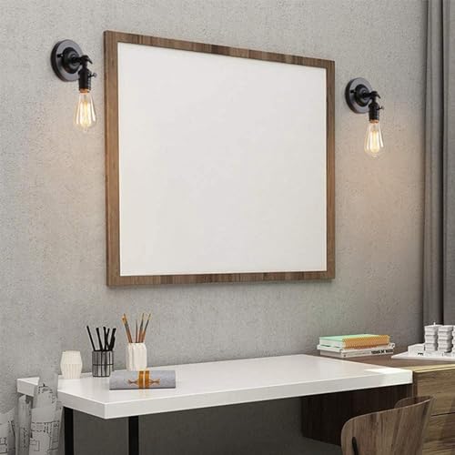 Apliques de pared minimalistas industriales casquillo E27 pack de 2 6
