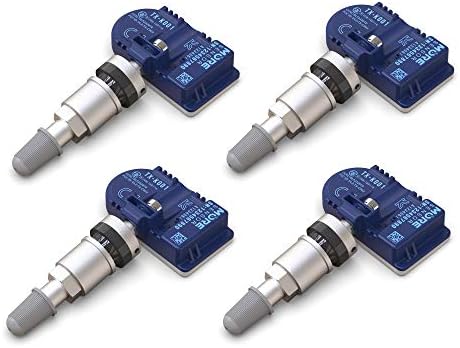 MORESENSOR Compact PRO Series 433MHz TPMS Tire Pressure Sensor 4-Pack | Preprogrammed for Select 15+ Japanese Brand Models | Replacement for 40770-4CB1B | Clamp-in | KX-S104-4