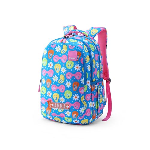 Image of American Tourister Ollie 4.0 Xl 01 G.C.Blu, Extra Large School Backpack, Age 8-12 Years, 3 Compartments,3D Glasses Inside - Atplayunique 32.5 Ltrs Capacity - Girls