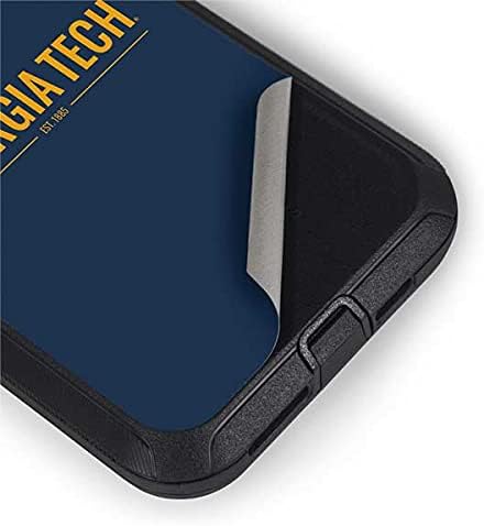 Skinit Decal Skin Compatible with OtterBox Defender iPhone 11 Pro Case - Officially Licensed College Georgia Tech Est 1885 Design