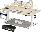 Homall 160x80 CM Escritorio Elevable Regulable en Altura，Escritorio de Pie con Tablero de Cuatro Partes, Mesa Ordenador con Función de Memoria