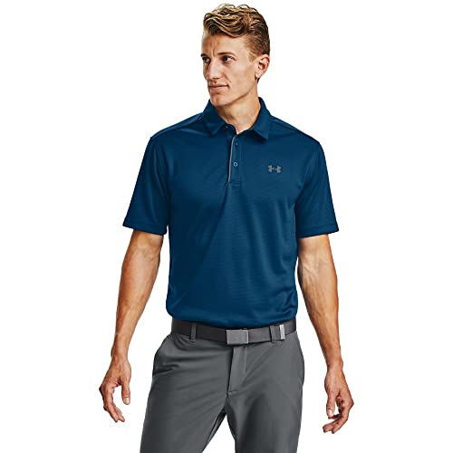 Image of Under Armour Men's Polyester Solid Tech Polo | T-Shirt | 1290140-001