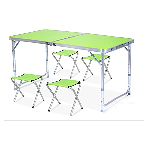 Table de pique-nique pliante réglable avec trou parasol pour s'abriter du soleil