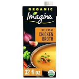 Imagine Organic Free Range Chicken Broth, 32 fl oz (Pack of 6)