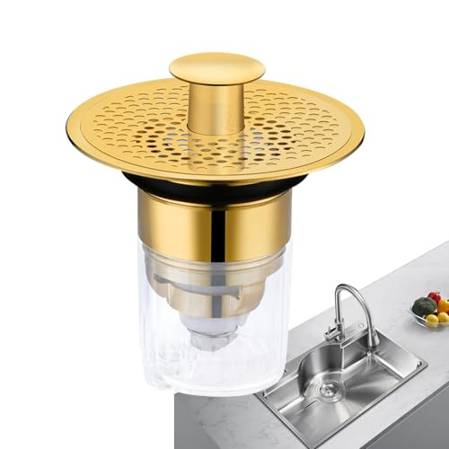 Tapón de fregadero de cocina para tuberías,Tapón para tubería de fregadero de cocina | Tapón para tubería de lavabo Tapón de fregadero de drenaje rápido | Cesta de drenaje de fregadero de cocina