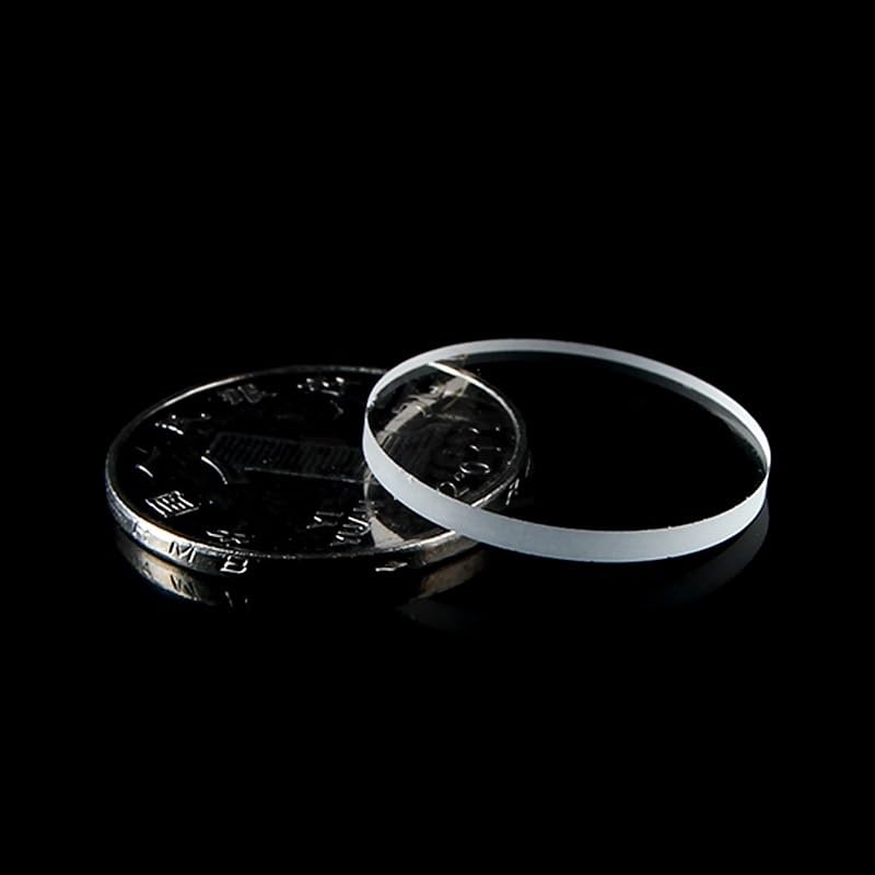 Quartz Glass Plate D25x2mm - JGS-1 Material for UV and Visible Light Applications