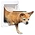 Trixie 2-Way Dog Flap, 25 x 29 cm, White