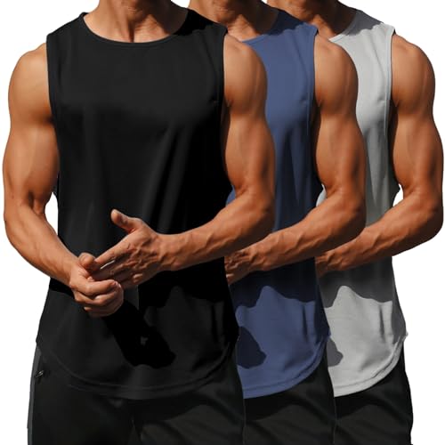Litthing Débardeurs de Course à Séchage Rapide pour Hommes Tank Top Gymnastique Les...